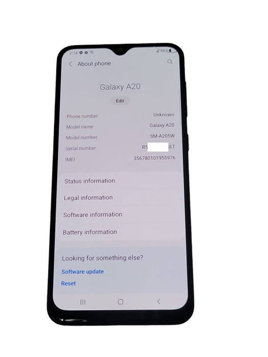 Samsung Galaxy A20 32GB (SM-A205W) - READ _