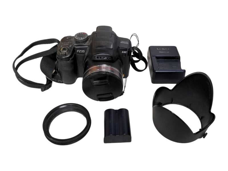 Panasonic LUMIX DMC-FZ35 12.1MP Digital Camera w/ Battery, Charger