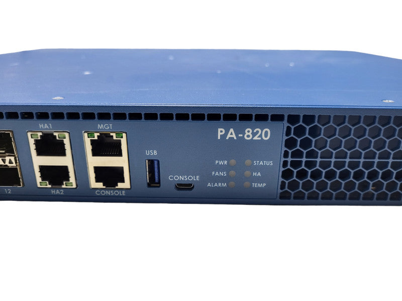 Palo Alto Networks PA-820 Network Security Appliance Firewall Q$
