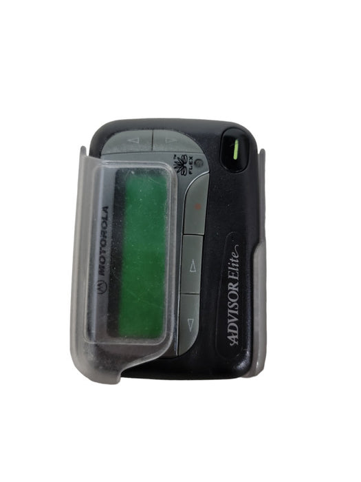 Motorola Advisor Elite Black 929.9375 Mhz 1-Way Digital Alpha-Numeric Pager