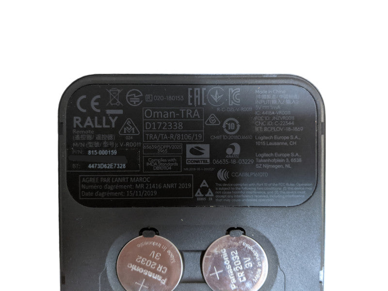 Logitech Rally Camera Remote V-R0011 Q