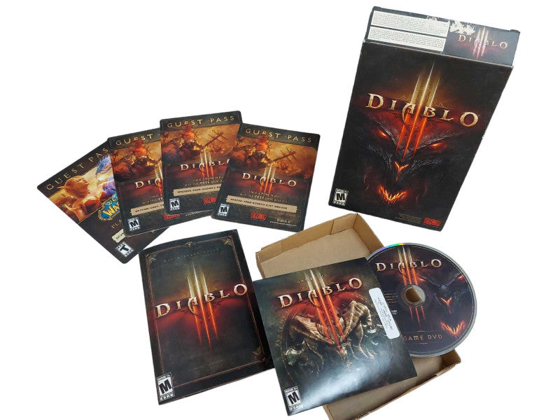 Blizzard Diablo 3 PC Boxed with Game CD & Manual =
