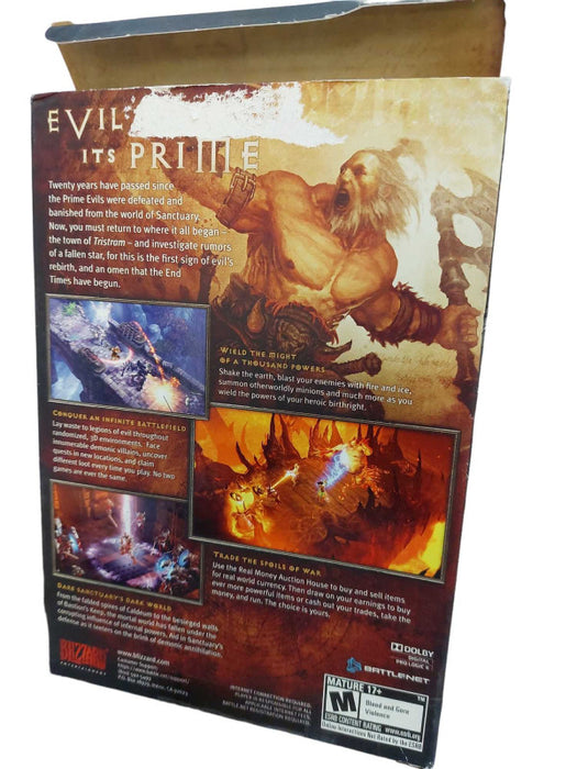 Blizzard Diablo 3 PC Boxed with Game CD & Manual =
