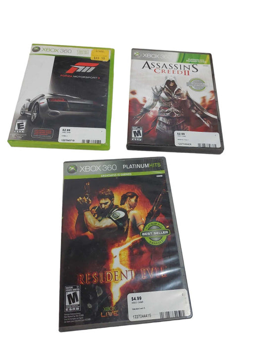 Bundle of 3 Xbox 360 Video Games Boxed with Games  =