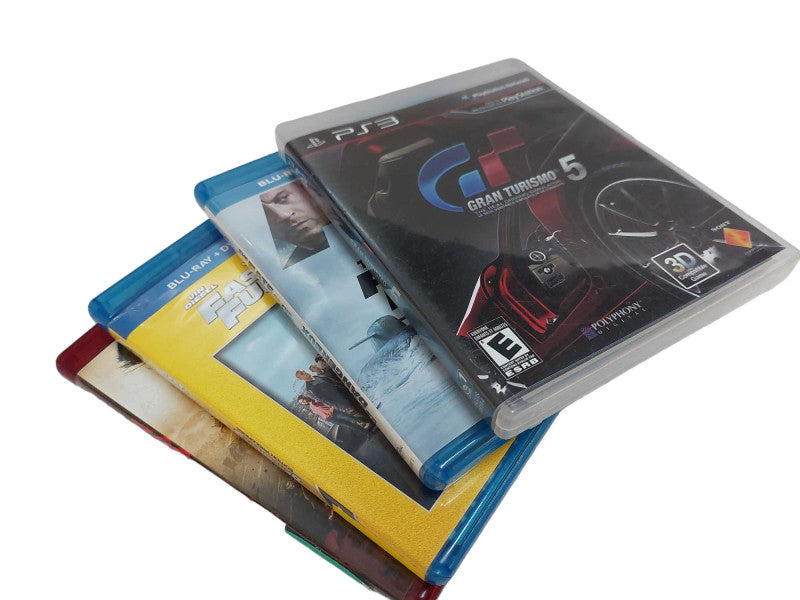 Bundle of 2 BluRays & PS3 Game & HD DVD Movie 300 for PS3 Use  =