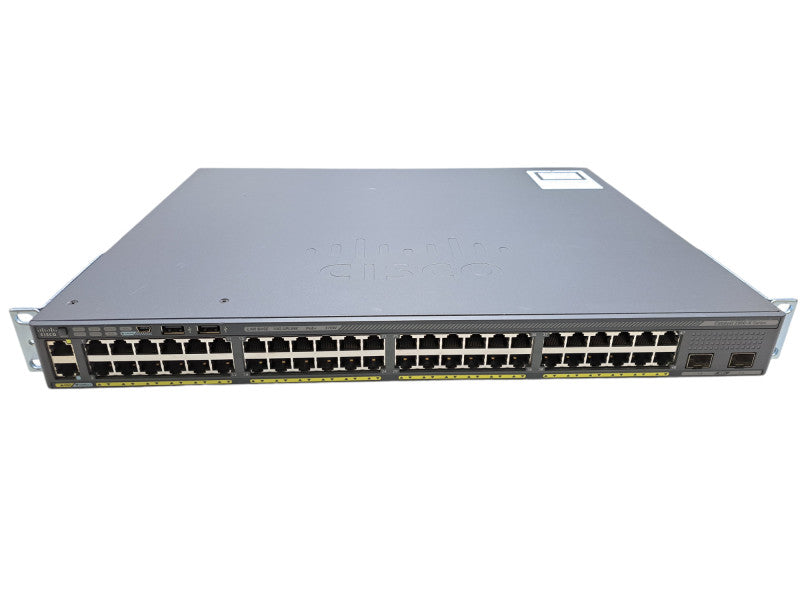 Cisco WS-C2960X-48LPD-L  | 48-Port Gigabit PoE+ 370W Switch | 2x 10G SFP+ Q