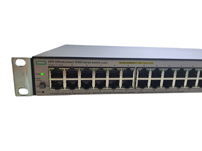 HPE OfficeConnect 1920s JL385A | 24 Port Gigabit PoE+ Network Switch *READ*