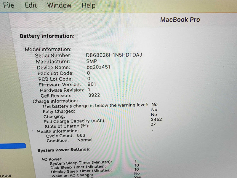 Apple Macbook Pro 2017 13\\" 2-Core i5-7267U @ 3.1GHz 8GB DDR3 256GB SSD (