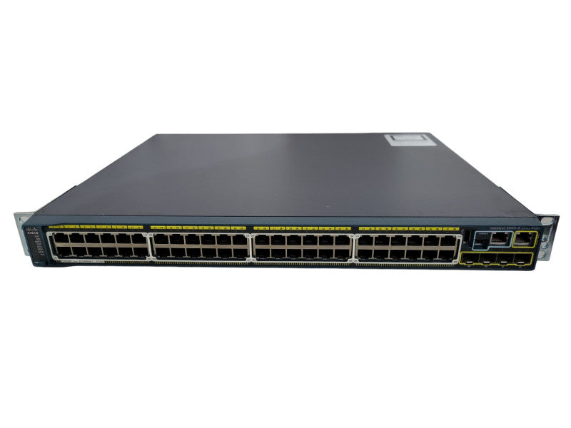 Cisco WS-C2960S-48LPS-L, 48-Port Gigabit PoE+ Managed Switch !