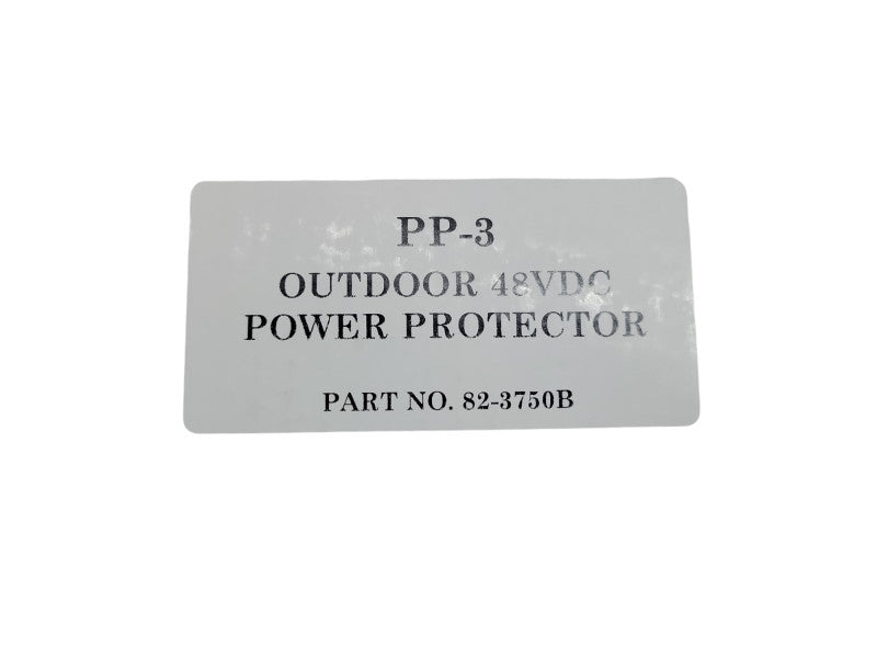 Connectronics 82-3750 PP-3 Outdoor +/- 48vdc Surge Protector (NEW) Q%
