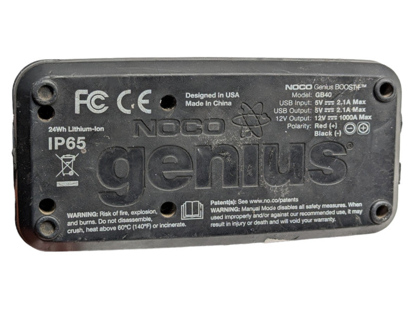 NOCO Genius BOOST+ GB40 12V 1000A 7000 joules Battery booster Please READ  -