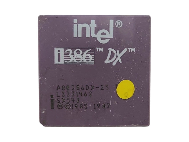 Vintage CPU Intel A80386DX-25 IV SX543 386 25Mhz