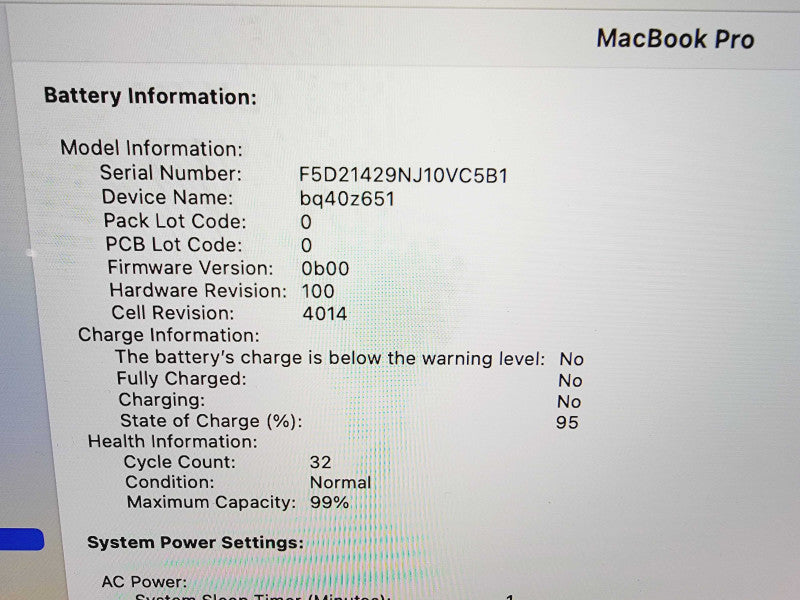 Apple Macbook Pro 2021 16\\" 10-Core M1 Pro @ 3.2GHz 16GB Ram 512GB SSD 16-Core GPU (