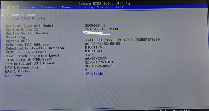 Lenovo ThinkStation P330 | i7-8700 @ 3.20GHz 6C, 16GB DDR4, 512GB NVMe, 2TB HDD