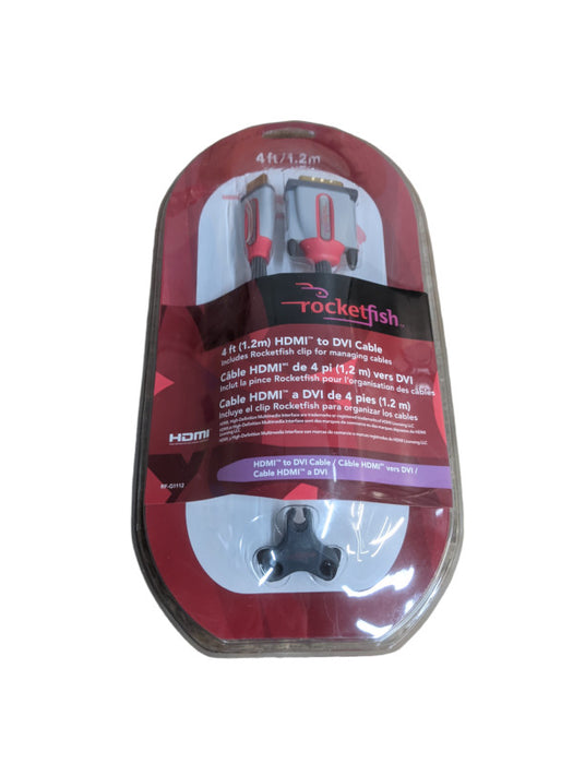 Rocketfish HDMI to DVI Cable - 4ft/1.2m