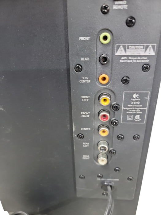 Complete LOGITECH X-540 5.1 Surround Sound Speaker System with Subwoofer