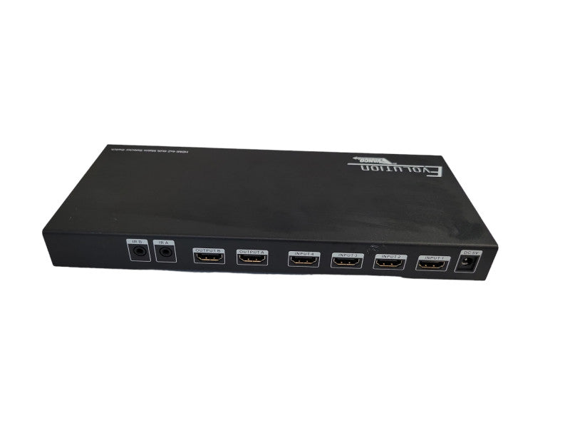 VANCO HDMI 4X4 4k2k (2160p) COMPACT MATRIX SELECTOR SWITCH %