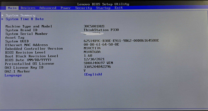 Lenovo ThinkStation P330 | i7-8700 @ 3.20GHz 6C, 16GB DDR4, 256GB NVMe, 1TB HDD
