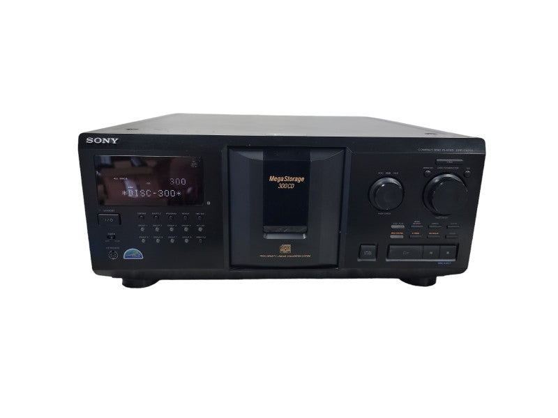 Sony MegaStorage 300 Disc CD Player Changer & Remote Fully Tested CDP-CX355