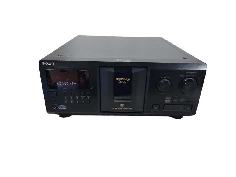 Sony MegaStorage 300 Disc CD Player Changer & Remote Fully Tested CDP-CX355