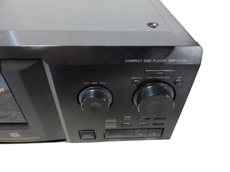 Sony MegaStorage 300 Disc CD Player Changer & Remote Fully Tested CDP-CX355