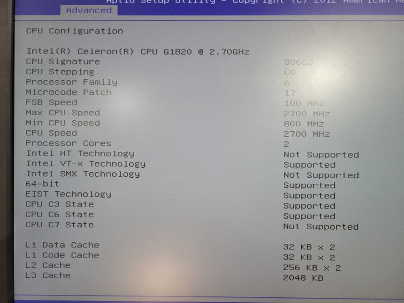 Supermicro X10SLM+-LN4F Intel G1820 @ 2.70 GHz 8GB RAM Low Power Server !
