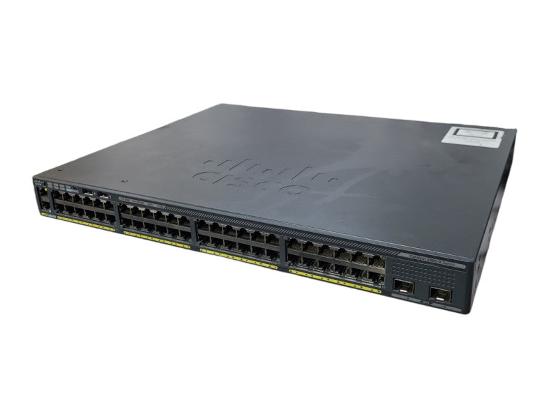 Cisco WS-C2960X-48LPD-L, 48-Port Gigabit PoE+ Switch, 2x 10G SFP+ w/ Stack