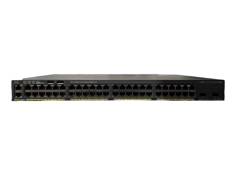 Cisco WS-C2960X-48LPD-L, 48-Port Gigabit PoE+ Switch, 2x 10G SFP+ w/ Stack