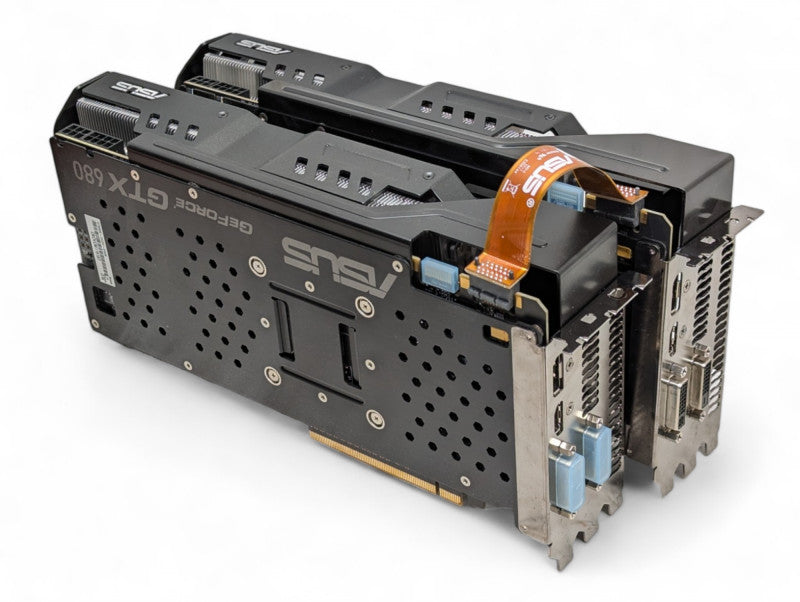 ASUS GTX 680 DirectCU II OC gtx 680-dc20-2gd5 SLI Setup  -
