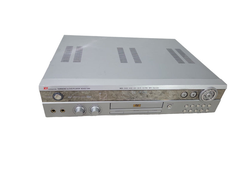 K POP KY Kumyoung KDVD-1000 Karaoke cd Dvd Player Tested Fun sing KPOP 1000
