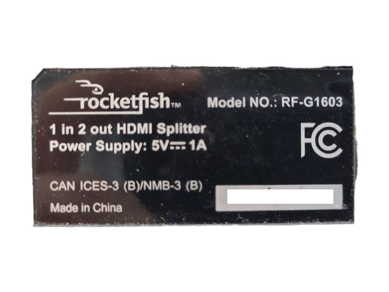 Rocketfish RF-G1603, 2-Output 4K HDMI Splitter