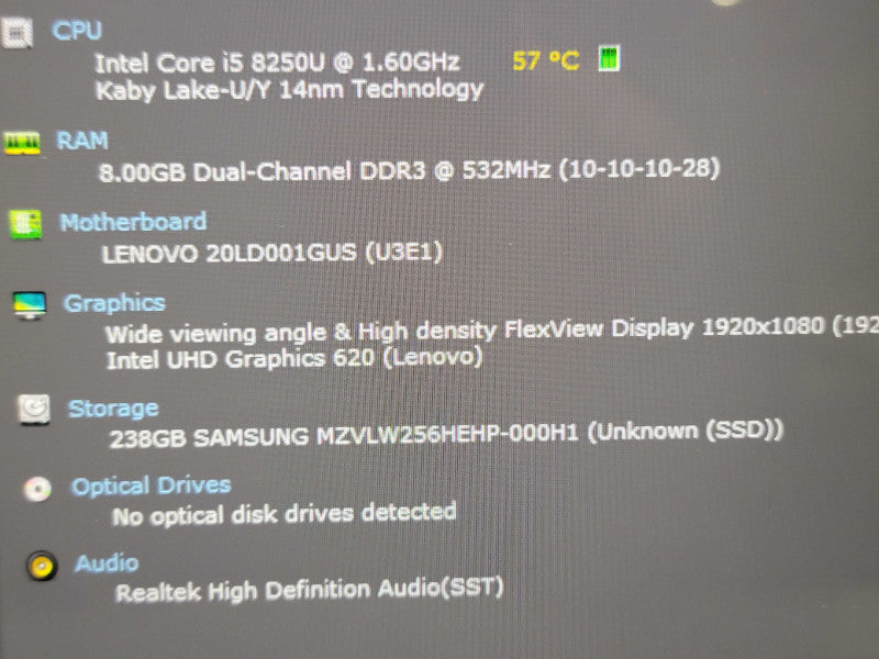 Lenovo ThinkPad X1 Yoga| i5-8250U| 8GB DDR3| 256GB SSD  ÃŽÂ² BudLap