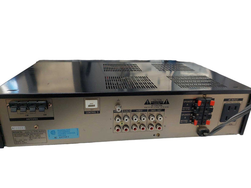 Sony FM Stereo / FM-AM Receiver Model: STR-AV450 =