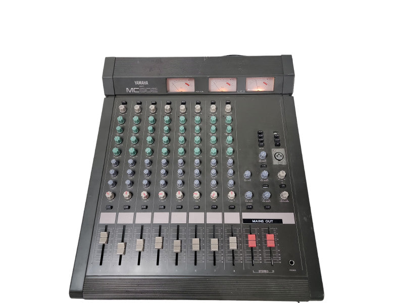 Vintage Yamaha Mixer MC802 Analog Audio Console System 8 Channel Sound Board