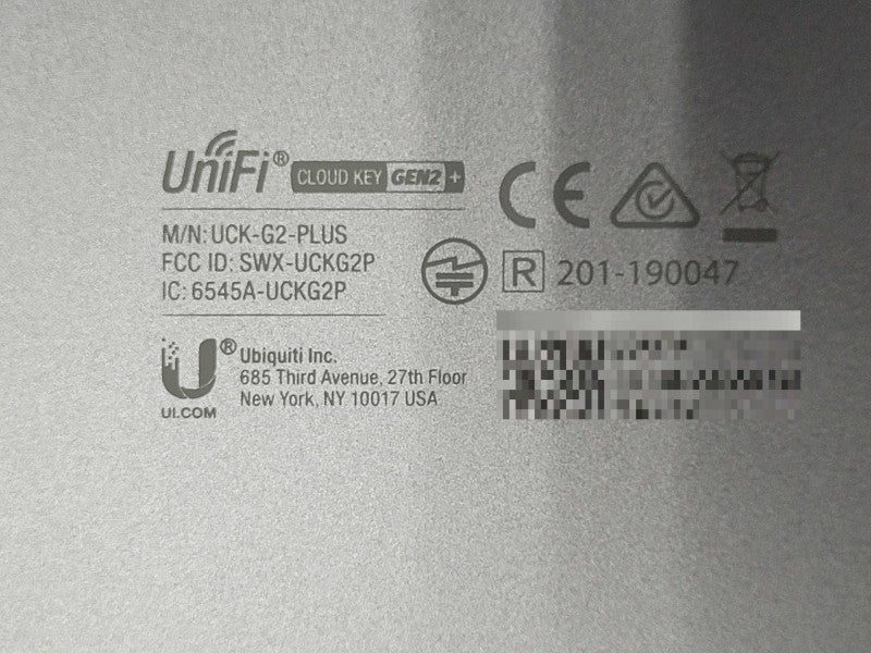Ubiquiti UniFi Cloud Key Gen2 Plus Packet Networking Device, UCK-G2-PLUS