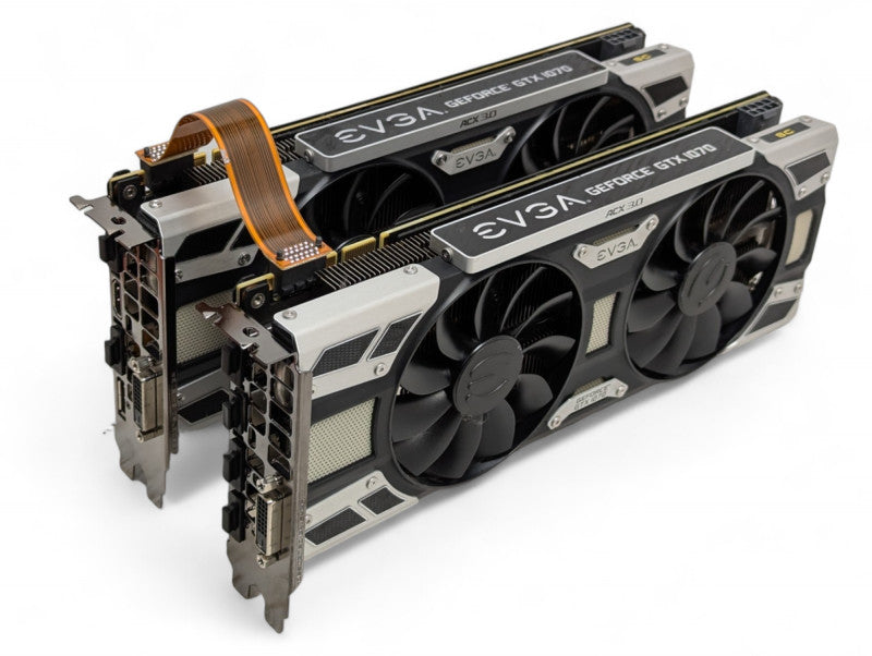 NVIDIA EVGA GeForce GTX 1070 8GB SC SLI Setup 08G-P4-6173-KR -
