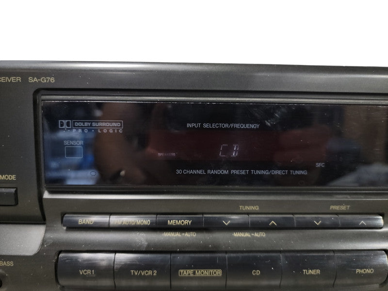 TECHNICS SA-G76 AM-FM Stereo Receiver