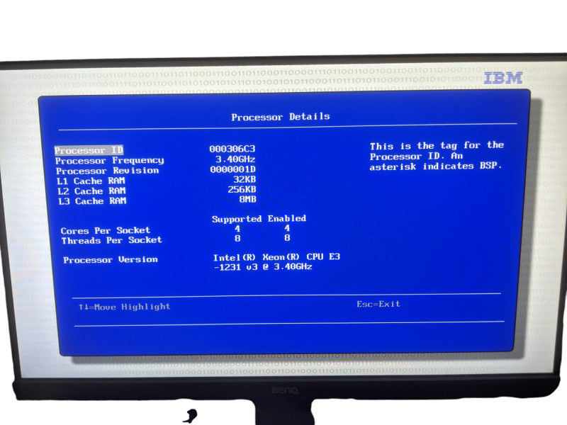 IBM System X 3250 M5 | Xeon E3-1231 v3 | 16GB DDR3 | No HDD |