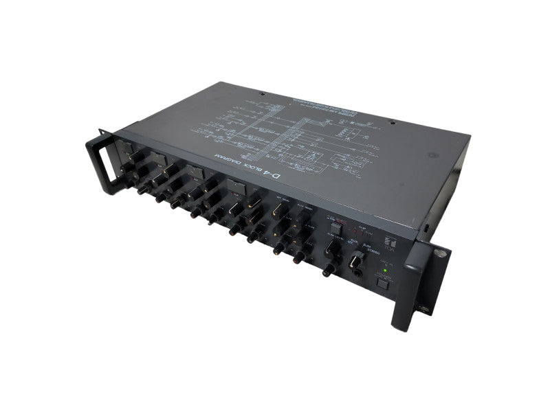 TOA D-4, 4 Channel Electronic Music Mixer Preamplifier Equalizer