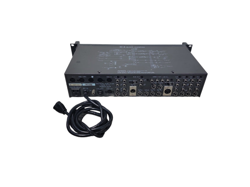 TOA D-4, 4 Channel Electronic Music Mixer Preamplifier Equalizer