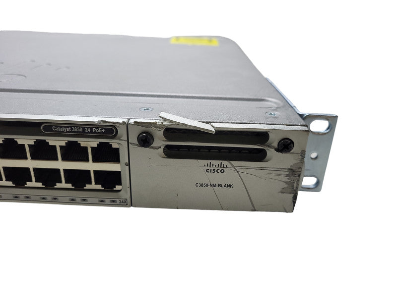 Cisco WS-C3850-24P-S V08 | 24-Port Gigabit PoE+ Switch | 1x 715W PSU Q$