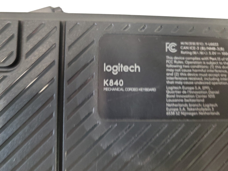 Logitech K840 Mechanical Corded Keyboard %