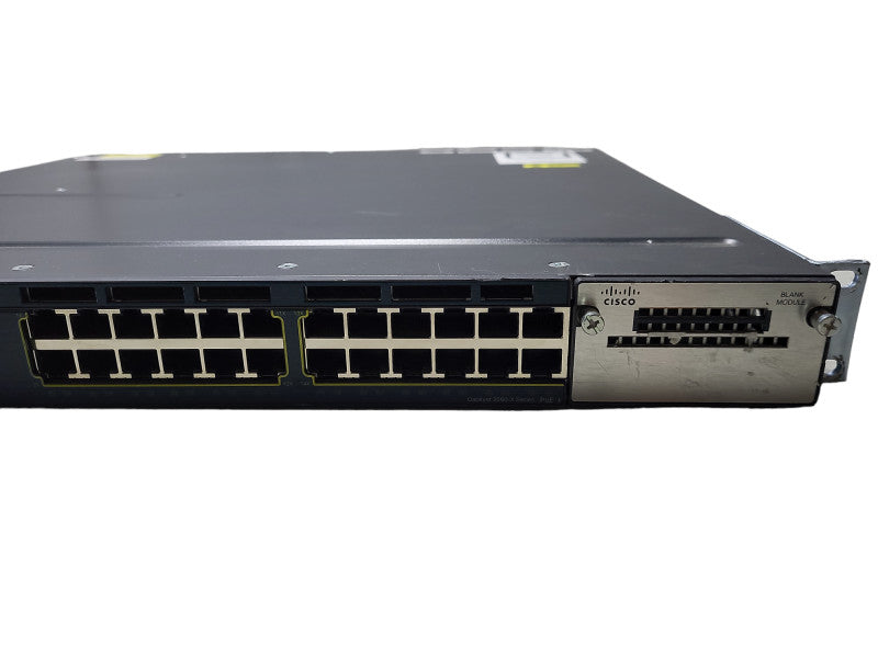 Cisco WS-C3560X-24P-S, 24-Port Gigabit PoE+ Network Switch, 1x 715W PSU Q$