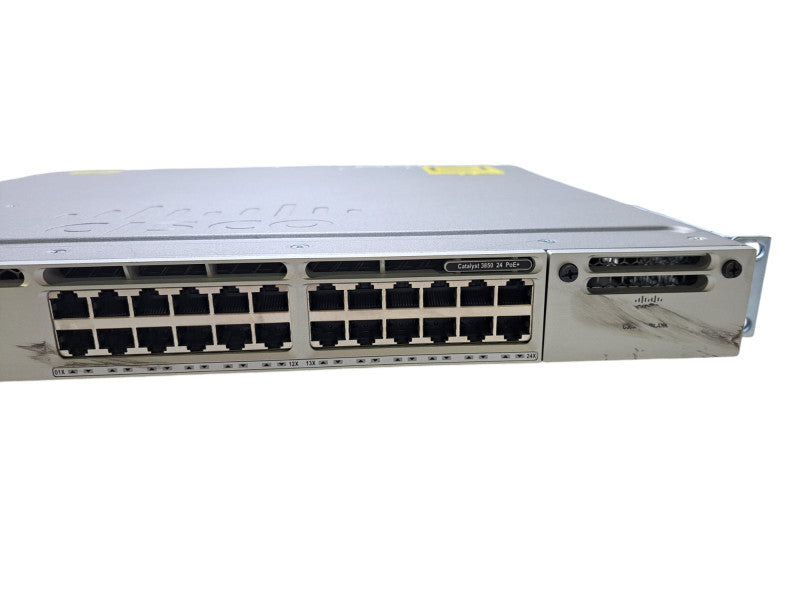 Cisco WS-C3850-24P-S V08 | 24-Port Gigabit PoE+ Switch | 1x 715W PSU
