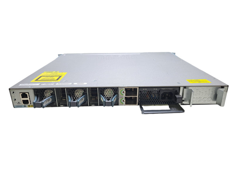 Cisco WS-C3850-24P-S V08 | 24-Port Gigabit PoE+ Switch | 1x 715W PSU