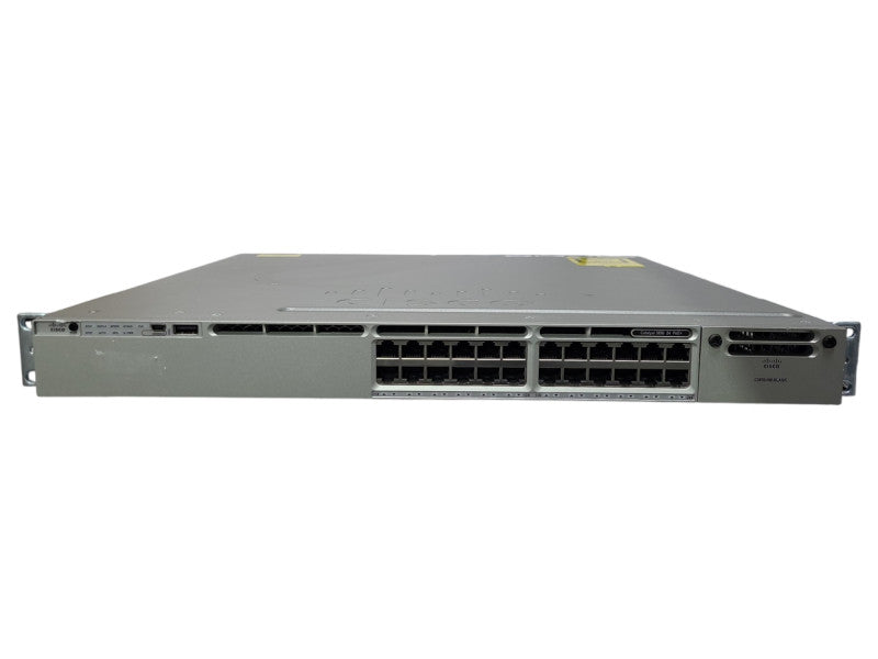 Cisco WS-C3850-24P-S, 24-Port Gigabit PoE+ Switch, 1x 715W PSU Q