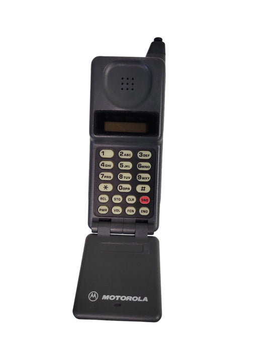 Vintage 1989 Motorola MicroTAC 76722CARSA Brick Flip Cell Phone  %
