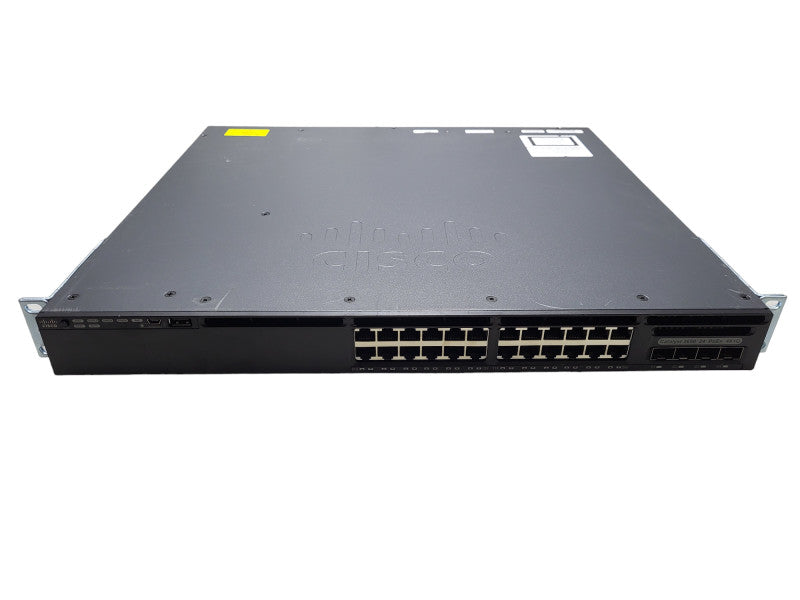 Cisco WS-C3650-24PS-L 24 Port PoE+ Gigabit Switch 4X1G Module $