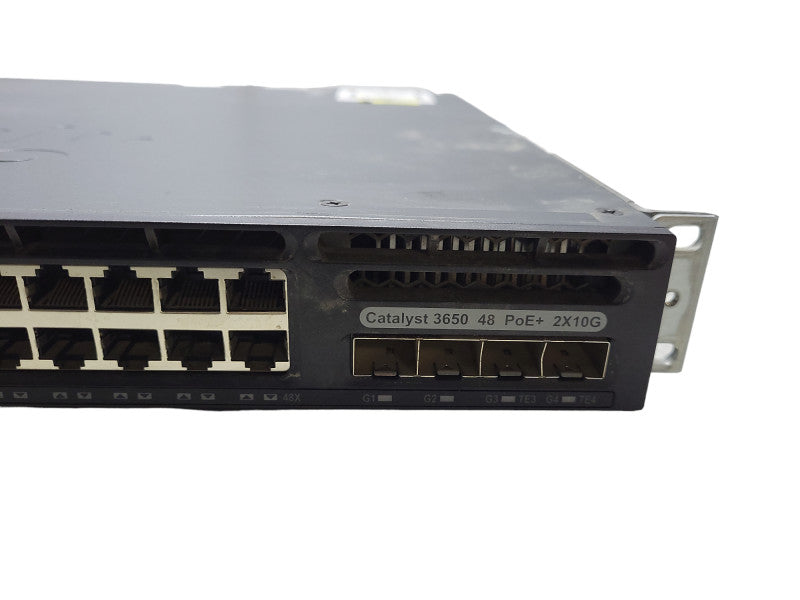 Cisco WS-C3650-48FD-L 48-Port PoE w/ 2x10G Gigabit Network Switch $