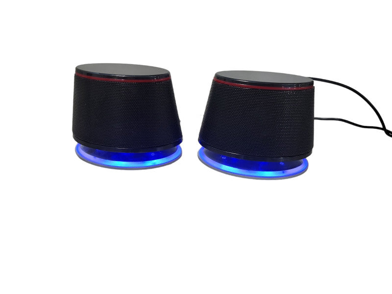 Sanyun SW102 Computer Speakers, 5Wx2, Deep Bass Plug & Play